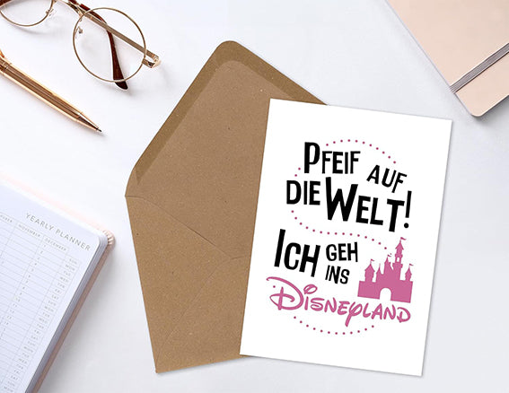Einzelpostkarte - Pfeif auf die Welt! - KP-01570