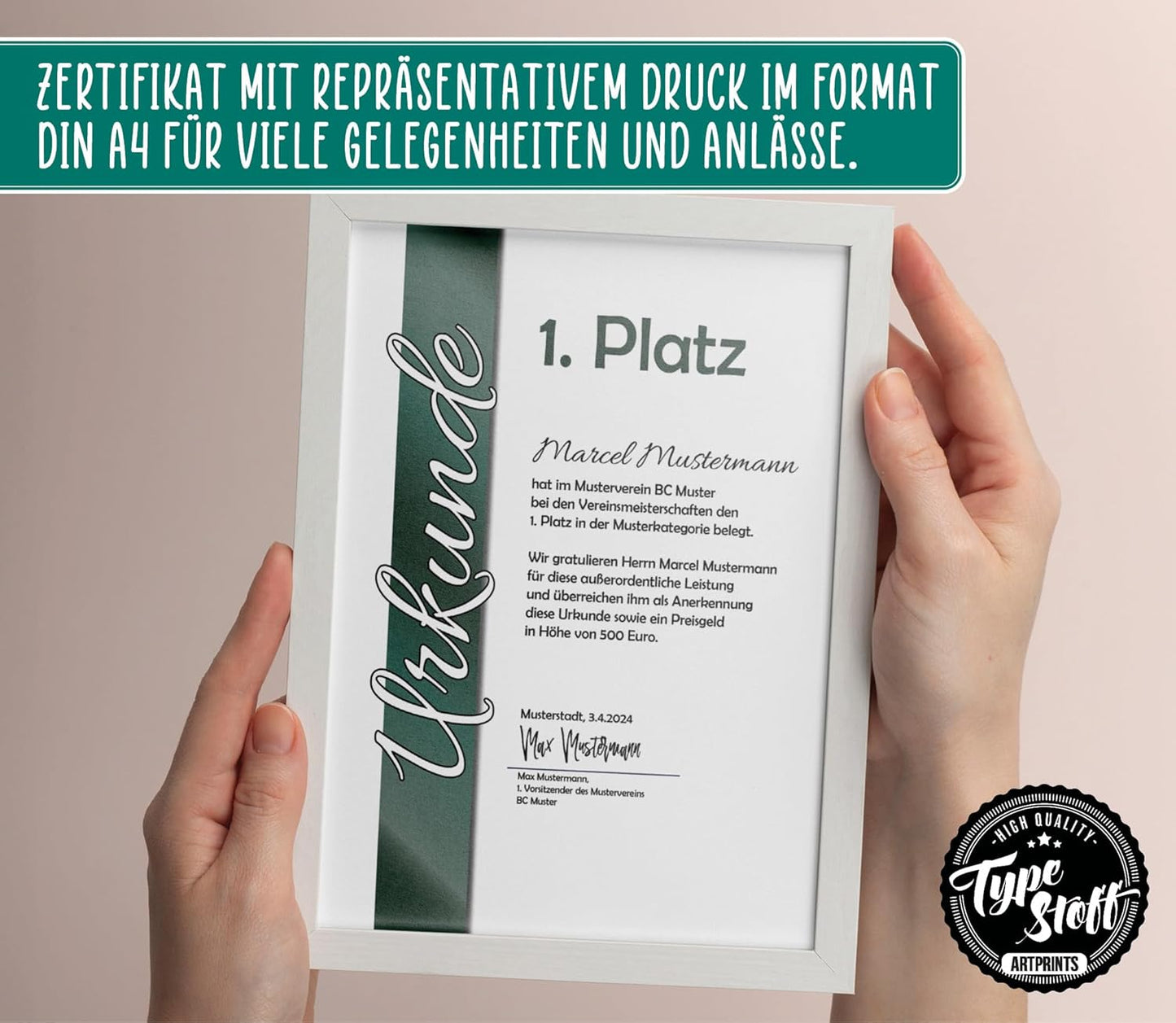 Urkunde Blanko - 5 Stück - MP-01504-05