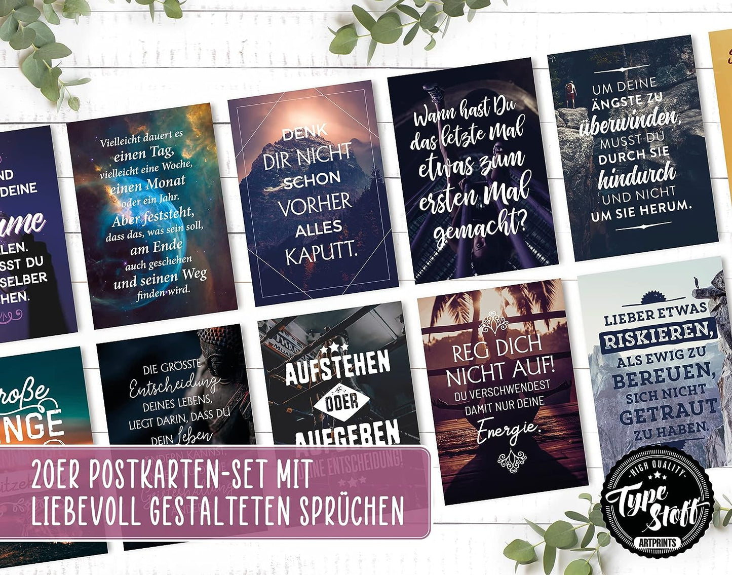 Postkarten - Motivation - Set - PK-00596