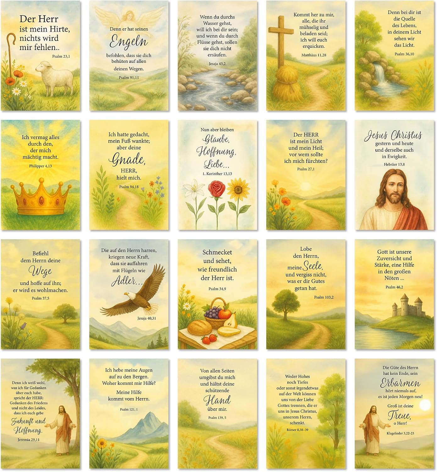 Postkarten - Bibelsprüche - Set - PK-01585