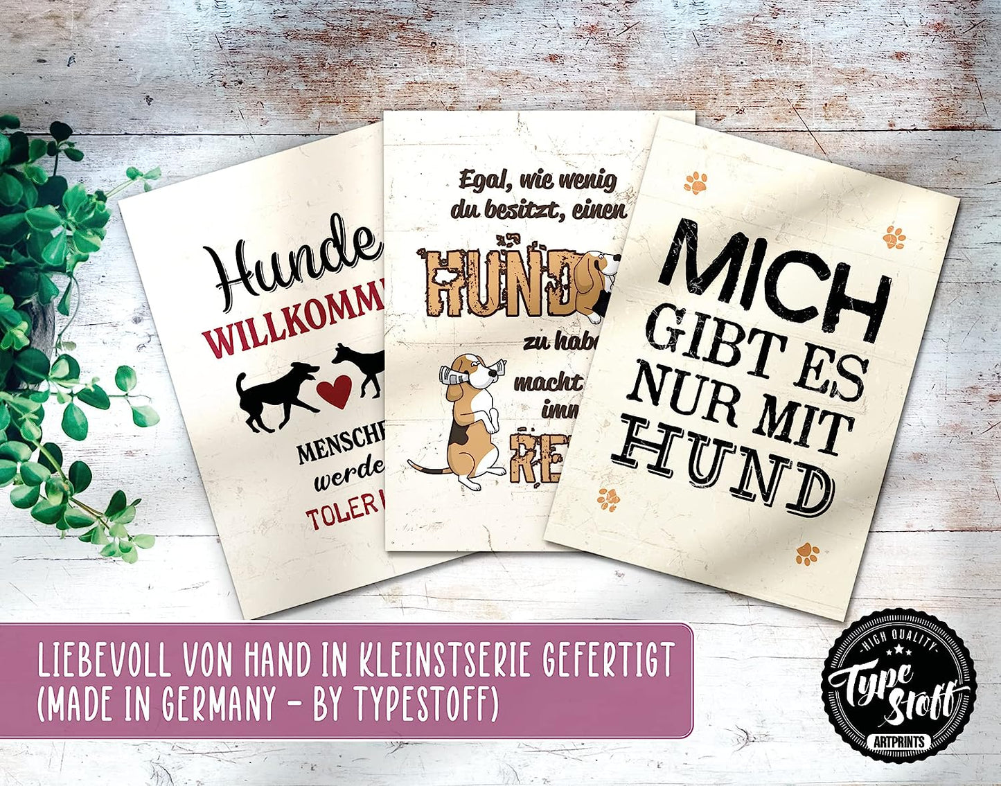 Postkarten - Hund - Set - PK-01348