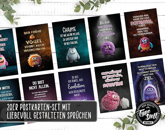 Postkarten - Demotivation - Set - PK-01599