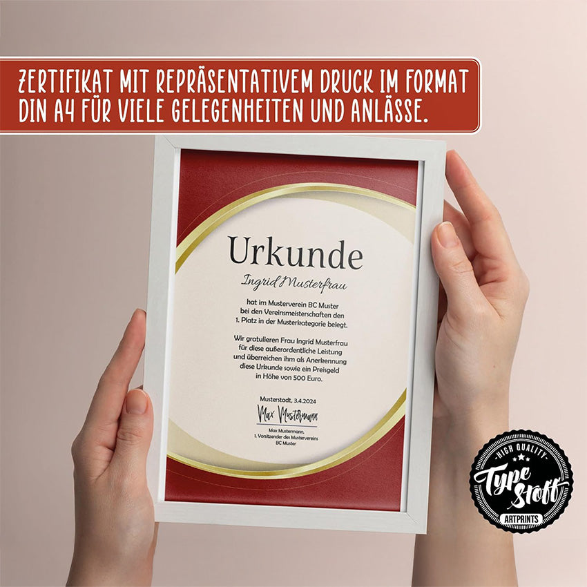 Urkunde Blanko - 5 Stück - MP-01505-05