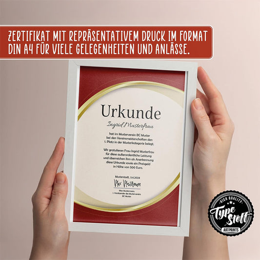 Urkunde Blanko - 5 Stück - MP-01505-05
