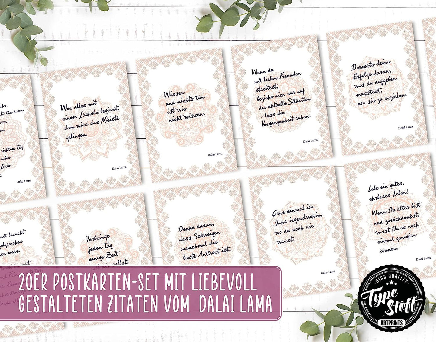 Postkarten - Dalai Lama - Set - PK-00680