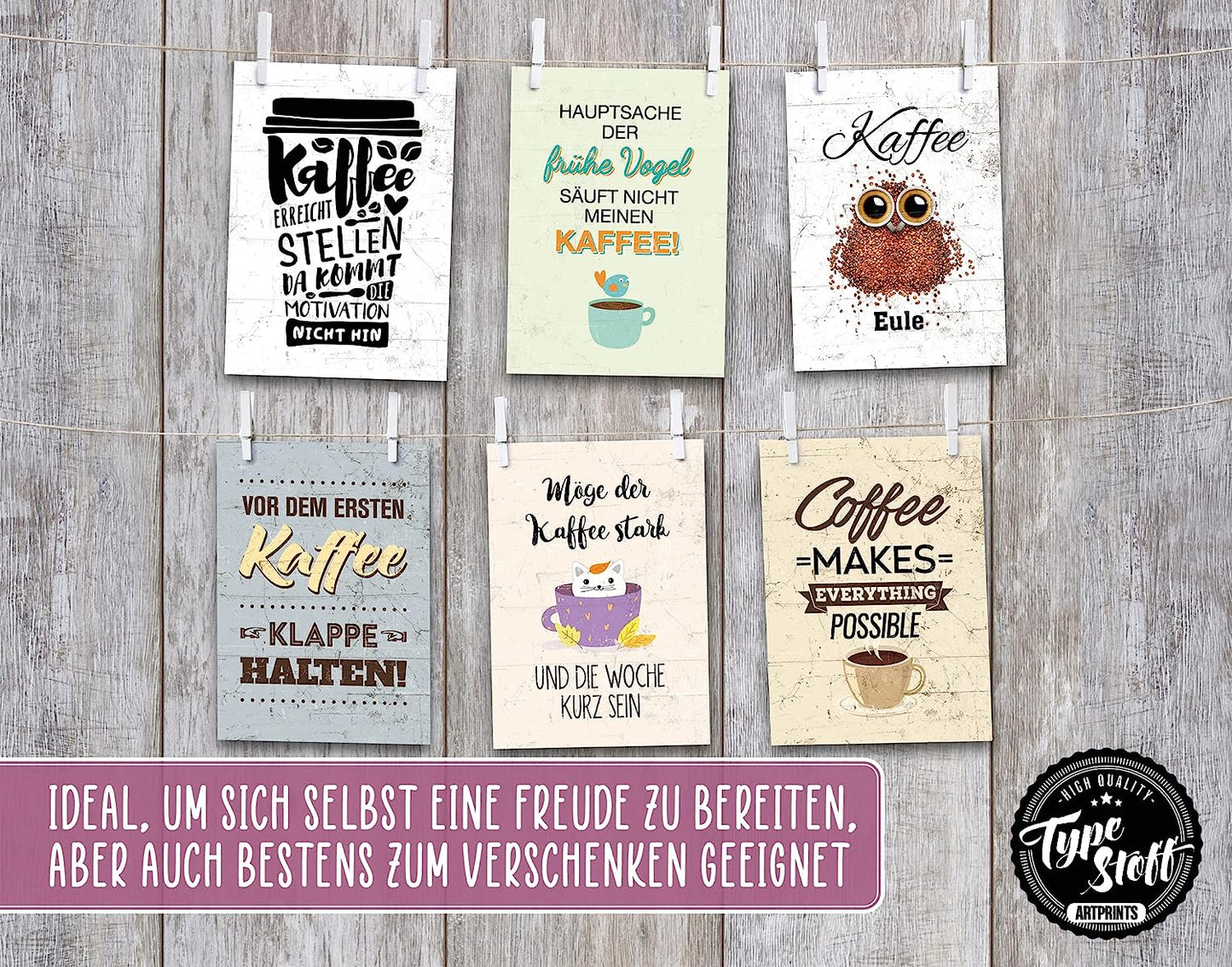 Postkarten - Kaffee - Set - PK-01349
