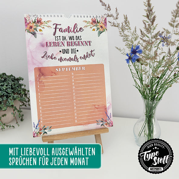 Geburtstagskalender - Familie - GK-01303