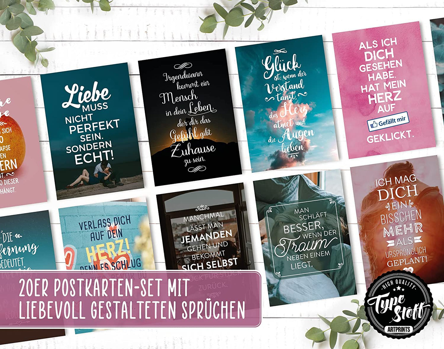 Postkarten - Liebe - Set - PK-00161